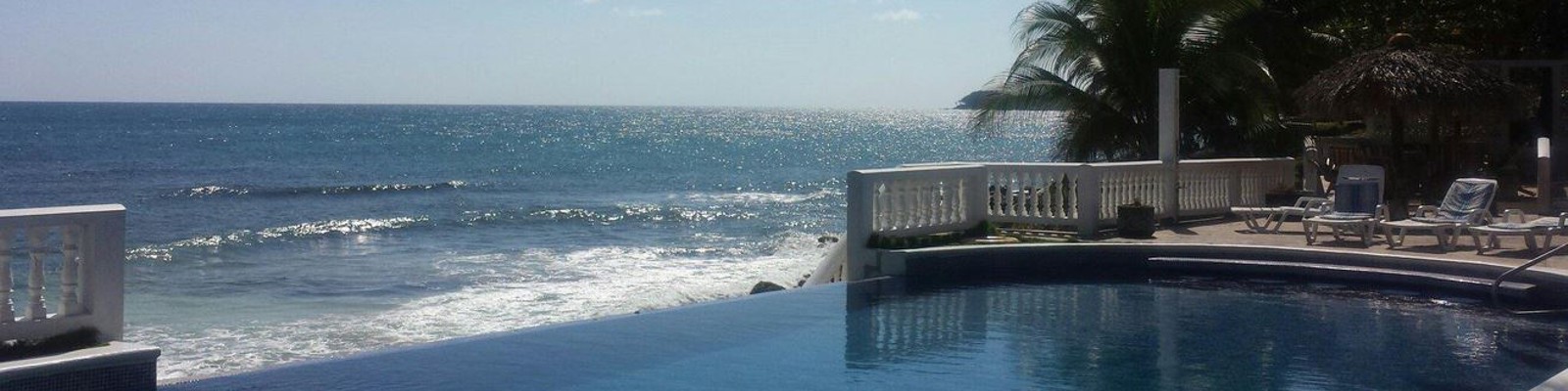Casa Canada Caribbean Sea View from Pool